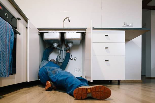 Professional Plumbing technician working in Portage, MI